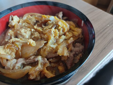 フライパンで作る、汁だく他人丼